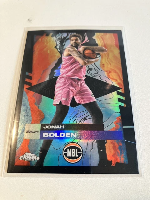 2024-25 Topps Chrome NBL - Black Refractor Jonah Bolden Breakers 1/10