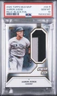 2025 Topps MVP Aaron Judge Black Foil Relic #44-R 04 /10 PSA 10 GEM MT Pop 1
