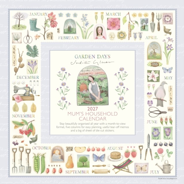 Judith Glover, Garden Days Mum's Household Family Planner 2027, Gift - Image 3