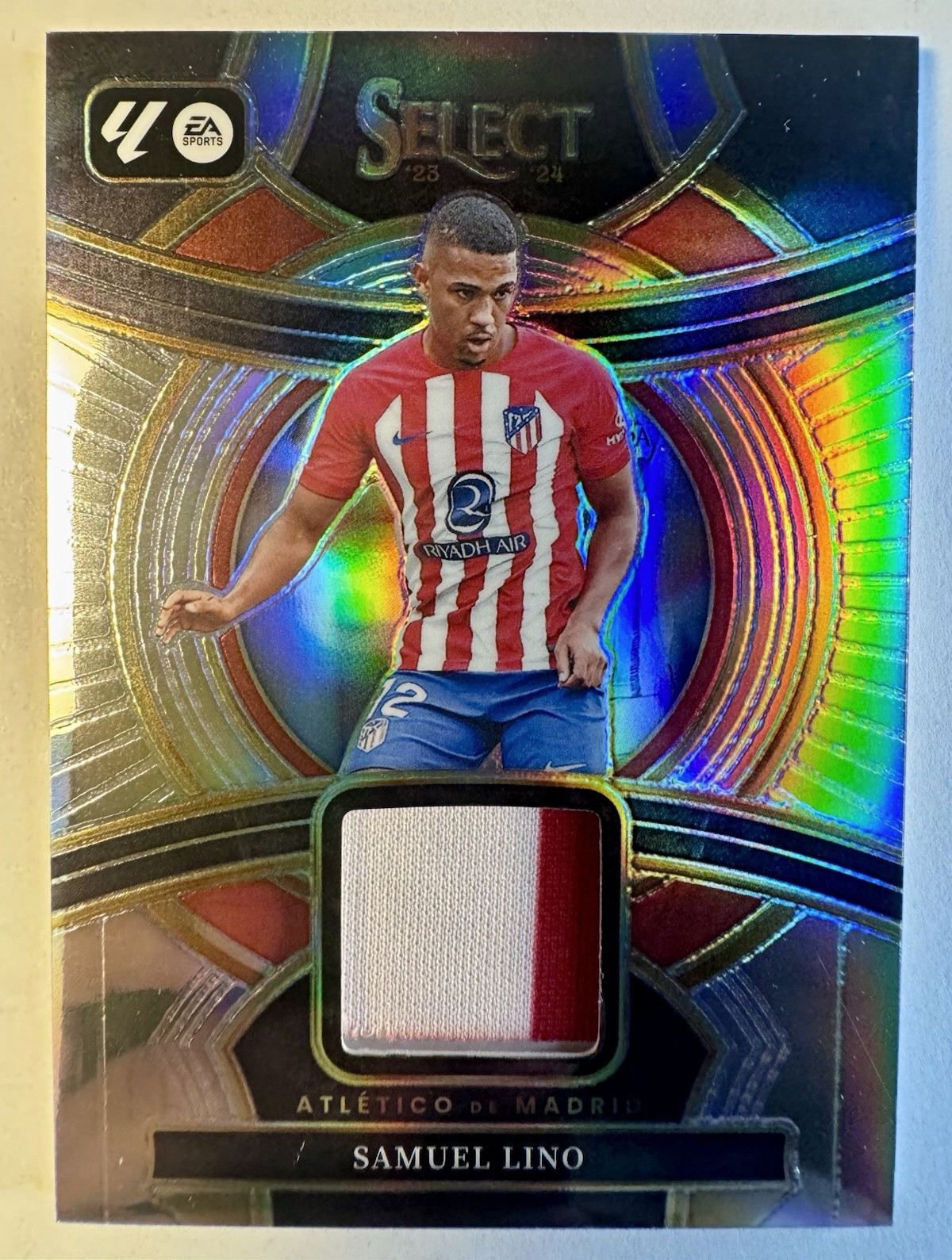 Panini 2023-24 Select La Liga Samuel Lino Atletico Madrid Swatches SS-SL