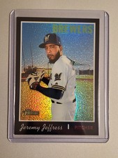 2019 Topps Heritage Chrome Jeremy Jeffress Black Refractor /70