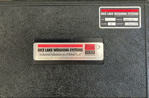 Rice Lake Weight Set 1 gram to 500 grams , 12 pcs, ASTM E617-23, - Picture 5 of 6