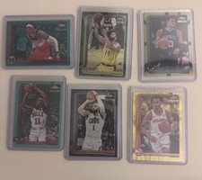 2025-26 Topps Chrome Basketball Numbered Refractor Lot Of 6 Dyson Strus Ayo Mint