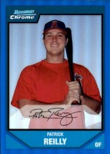 Patrick Reilly 2007 Bowman Chrome Blue Refractor #BC199 /150 Angels Rookie Topps