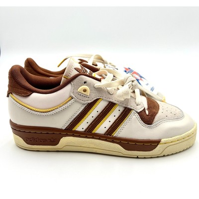 Adidas Rivalry Low 86 Shoes Men's Size 6 NWT Chalk White Wild Brown Hazy  Yellow | eBay