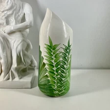 CERAMICAS El Dorado Water PITCHER Hand Painted Tropical Foliage BARWARE Colombia