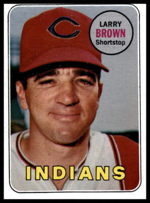 1969 Topps #503 Larry Brown Near Mint or Better