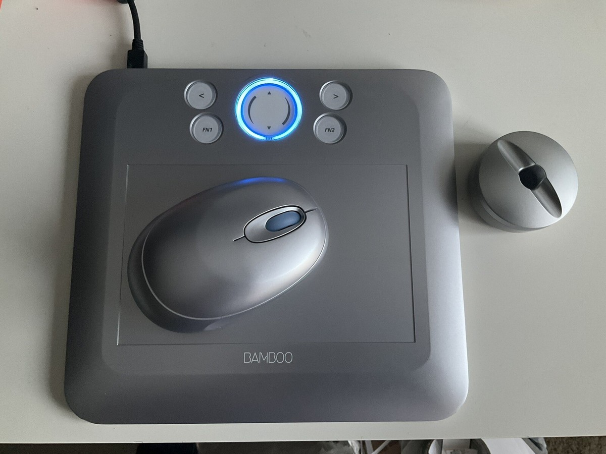 Wacom Bamboo Fun CTE450 USB Drawing Tablet With Mouse NO PEN NO