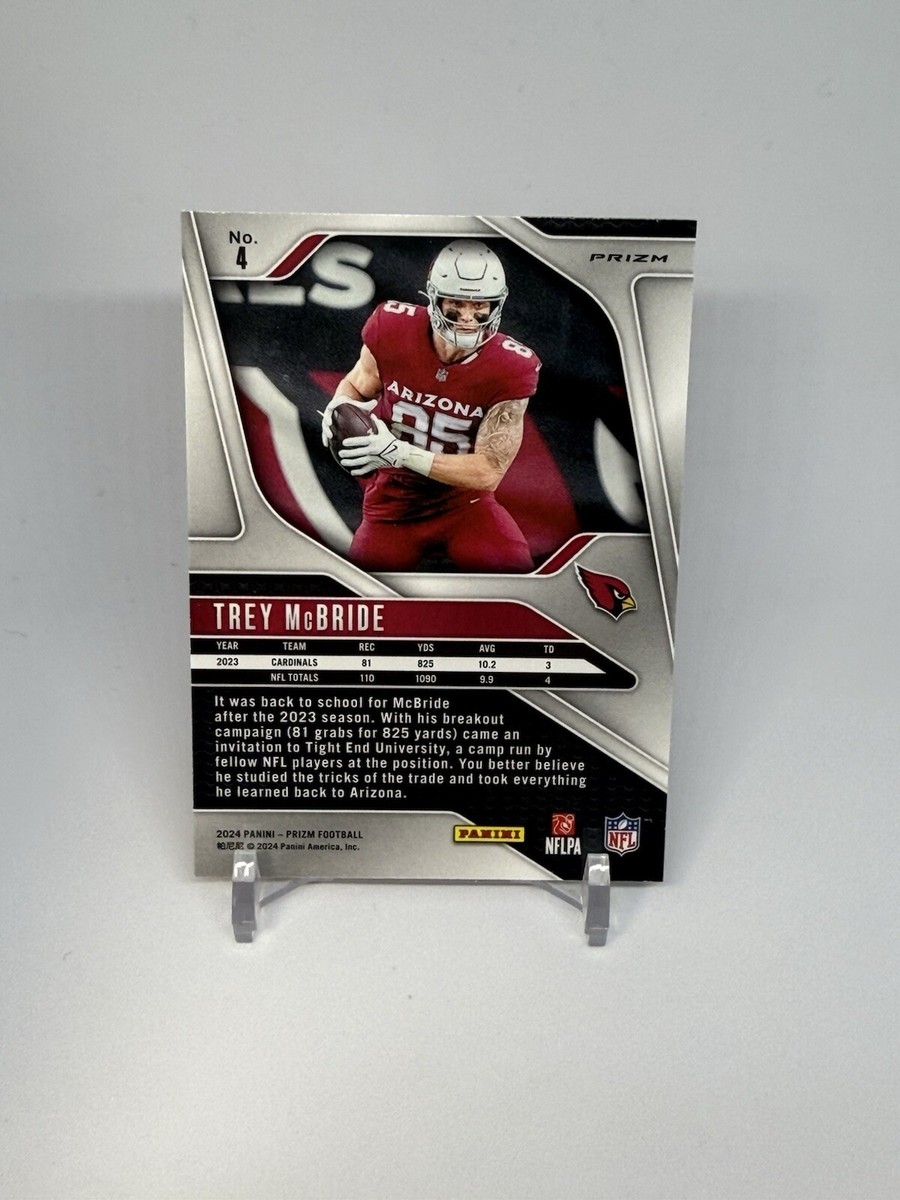 2024-25 Panini Prizm #4 Trey McBride Orange Disco Prizm Arizona