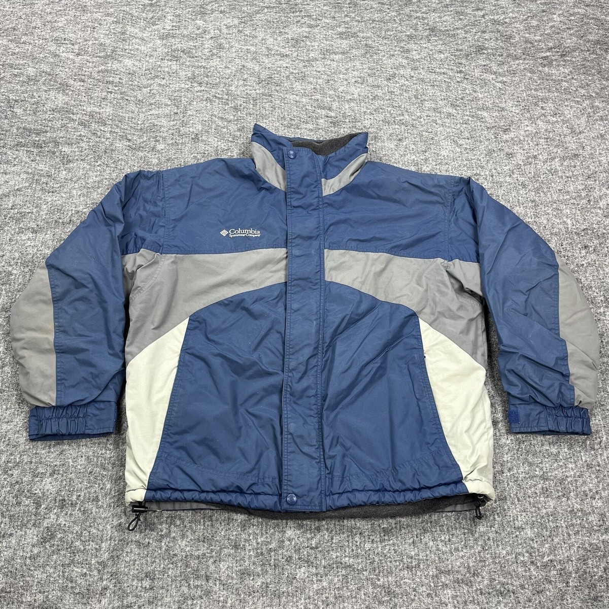 Columbia Jacket Mens Large Blue Sterling Pass Snow Ski Coat