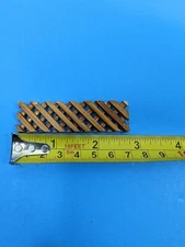 Vtg German Carousel Pyramid Lattice Fence Middle Tier Replacement (1) ONE Parts