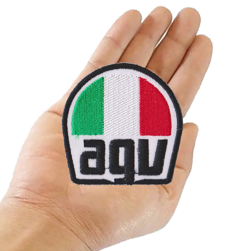 Dunlop Team Racing Patch - Toppa Ricamata Termoadesiva Per Moto E Auto, 8cm, Made In EU