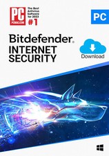 BITDEFENDER INTERNET SECURITY 2026 3 PC FOR 1 YEAR WITH 200MB VPN DOWNLOAD UK