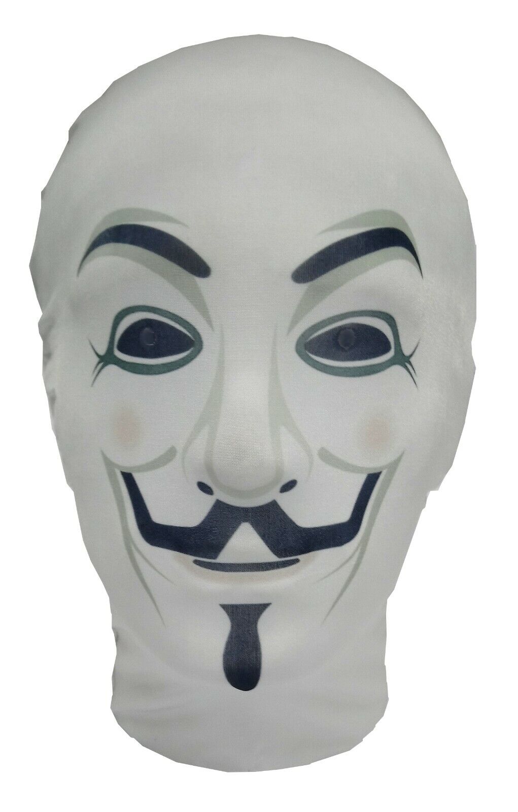 The Anonymous Mask - Guy Fawkes V Vendetta - Costume - Full Head | eBay