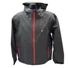 Frogg Toggs Java Toadz 2.5 Jacket Medium-Gray/Red Rain Jacket
