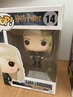 Luna Lovegood Pop Figuren 14 Uniform Zauberin Grau Zauberstab Harry Potter Funko