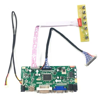 VSDISPLAY HDVGA DVI Video Input LCD Control Board for 17" G170EG01 V1 LVDs LCD Screen