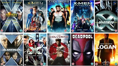 X-MEN COMPLETE 1-10 COLLECTION DVD 1 2 3 4 5 6 7 8 9 10 Brand NEW