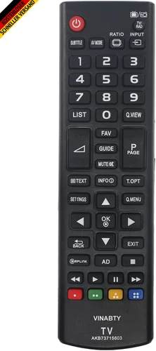 Replaced Remote Control AKB73715603 for LG Tvs 19MN43D-PZ 22LX330C 19MN43D 22LY3