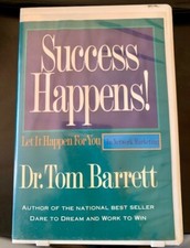 Success Happens! by Dr. Tom Barrett Cassette Tapes Positive Motivational