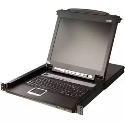 DEFECTIVE AtenCL5708M  Slideaway CL5708 17 inch LCD Console 8Port Combo  G2U