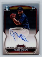 2023 Bowman Chrome #CPA-RSS Royber Salinas Chrome Auto Refractor Braves /499