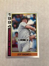 2025 Heritage #TTY-10 Astros JEFF BAGWELL Through The Years SILVER HOLO HOF