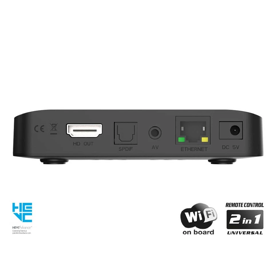 IPTV Receiver Edision Ping Full HD 1080p Box Linux OTT H.265/HEVC klein schwarz - Bild 3 von 4