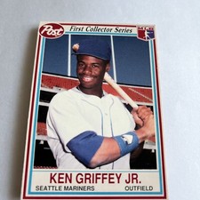 1990 Ken Griffey Post cereal card Rare !