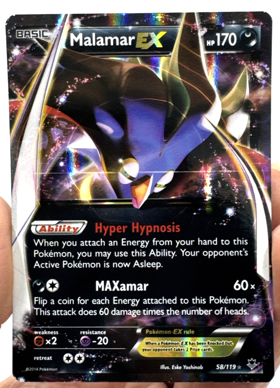 Pokemon TCG Card Basic Malamar EX 58/119 Phantom Forces Holo