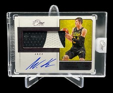 2022-23 Panini One and One Walker Kessler Rookie Jumbo Jersey Auto Purple /15