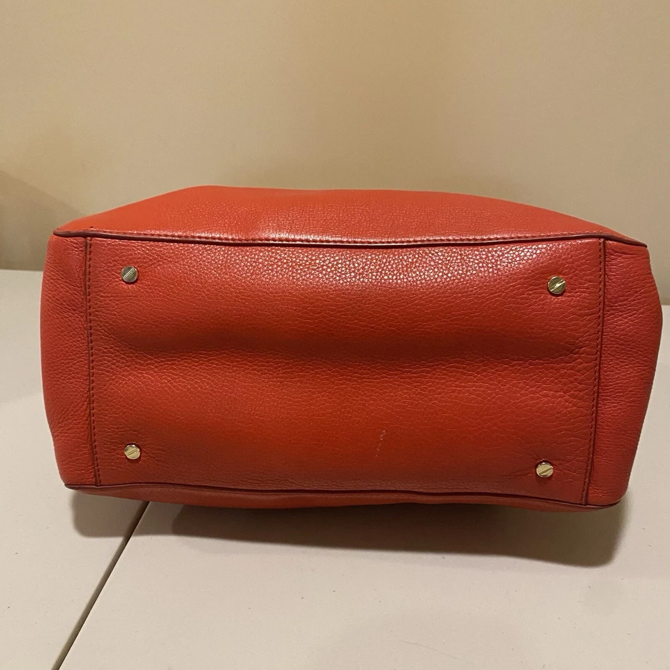 Bolso Thea Tory Burch Jaspe Cuero Guijarro Triple Cremallera Compartimiento Foto 4 de 4