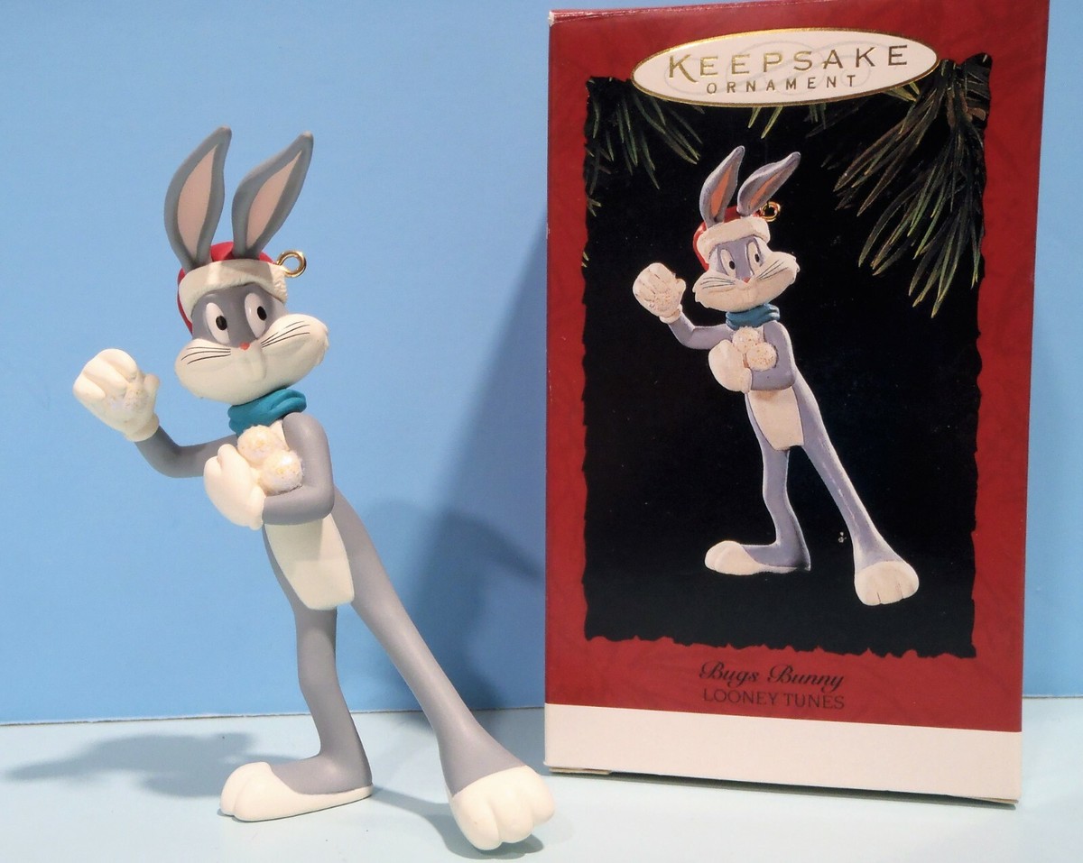 HALLMARK 1995 BUGS BUNNY ORNAMENT Looney Tunes 100% FOR CHARITY | eBay