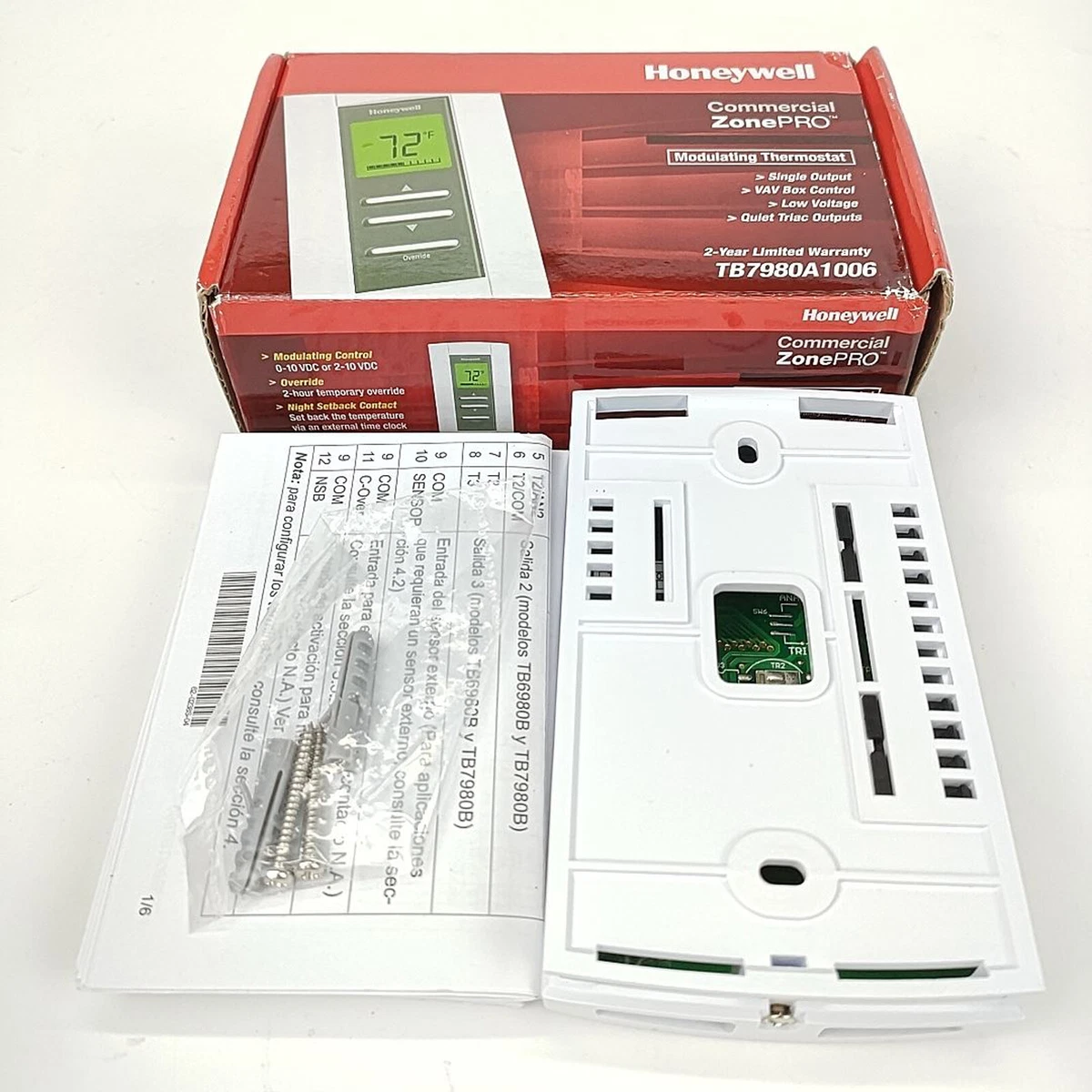 Honeywell TB7980A1006 Digital thermostat switch 1PC New Expedited