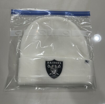 Supreme NFL x Raiders x '47 Brand Beanie Hat WHITE SS19 BRAND NEW