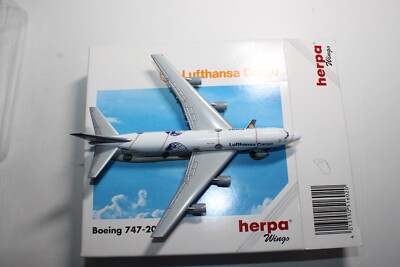 Herpa Wings 1:500 Flugzeug 516020 Boeing 747-200F Lufthansa Cargo D-ABZF 1 OVP 3