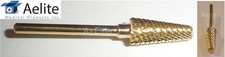 A ELITE Nail Drill Bit Tungsten Carbide Manicure Pedicure Bur File TAPER D6x14mm