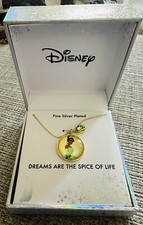Disney Fine silver Plated Necklace Tiana Dreams Are The Spice Of Life