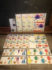 Vintage Mrs Grossman's Sticker Lot Scrapbooking Sports Camping Music 90 s D4