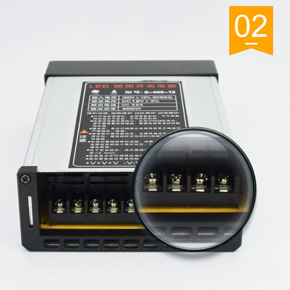 5-36V Netzteile Trafo DC Schaltnetzteile Regenfeste Power Supply Stromversorgung - Bild 3 von 4