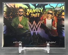 2026 Topps Chrome WWE Family Tree SSP Seth Rollins Becky Lynch #FAM-RL
