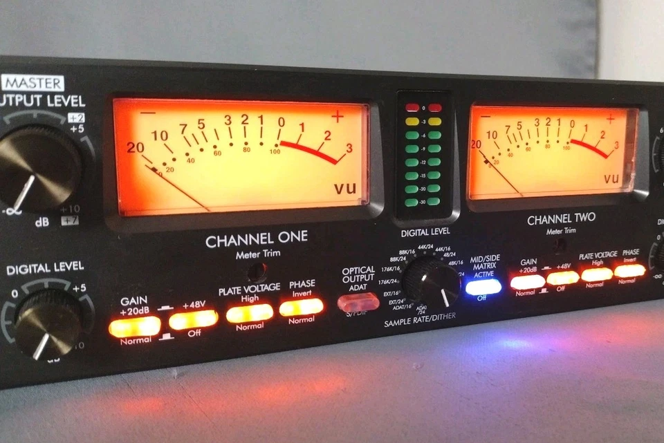 ART Digital MPA-II 2-Channel Tube Microphone Preamp 12AX7 Tubes A/D Conversion - Image 3 of 4