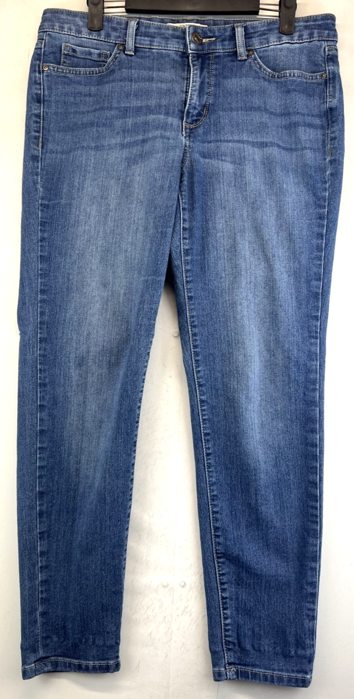 Vintage America Jeans - Womens Size 10 - Blue - BOHO Skinny Ankle (5050)