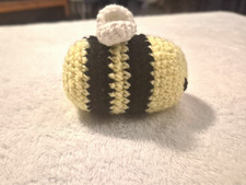 Crochet Bumblebee Plush Toy - Handmade Amigurumi Stuffed Animal