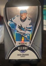 2025-26 Upper Deck Allure - Rookies Luca Cagnoni #139 Black Rainbow (RC)