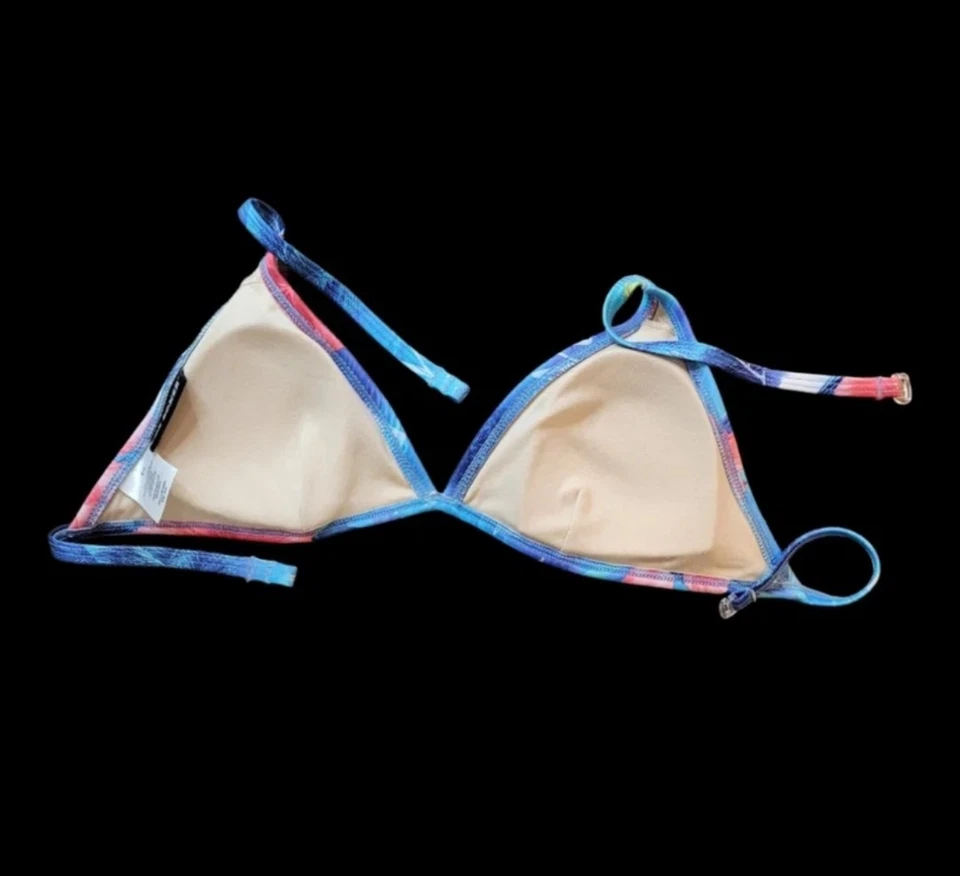 Top de bikini floral con tema tropical Joe Boxer para dama talla pequeña Foto 4 de 4