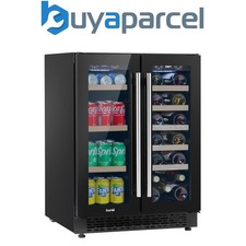 Baridi DH96 40 Bottle/120 Can Under-Counter/Freestanding Dual Zone Wine Fridge &