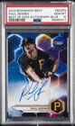 2023 BOWMAN'S BEST BEST OF 2023 AUTO BLUE REFRACTOR PAUL SKENES 111/150 PSA 10