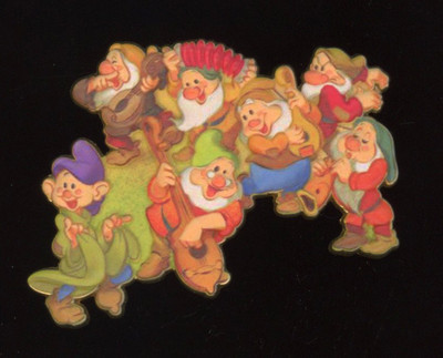D23 WDI Mickeys of Glendale Snow White Map Seven Dwarfs LE 400 Disney Pin