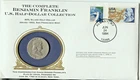 1953 S FRANKLIN HALF DOLLAR - 90% SILVER - COLLECTORS COVER WITH HISTORIC STAMP